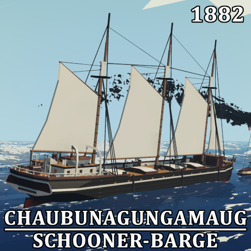 Schooner-barge Chaubunagungamaug 1882