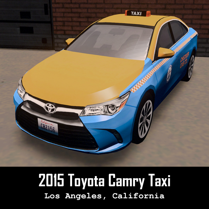 LA Checker Cab - 2015 Toyota Camry Taxi