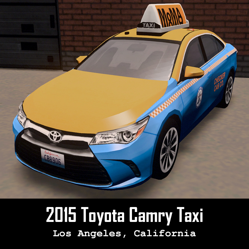 LA Checker Cab - 2015 Toyota Camry Taxi (Ad Version)