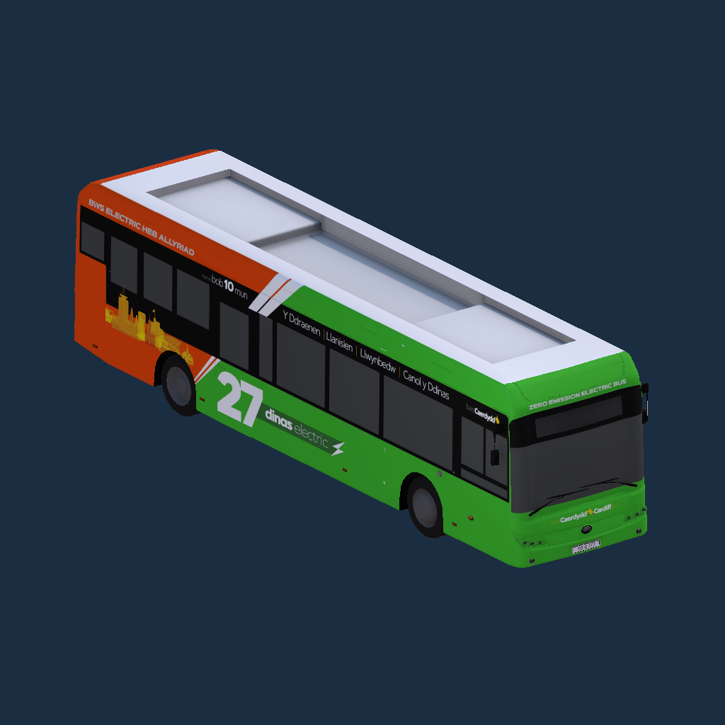 Cardiff Bus 27 Branded E12