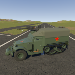 M3 / M5 Half-track Soviet w Canvas Roof by Uncle T