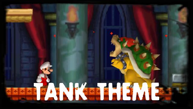 New Super Mario Bros DS Castle Boss Battle Over Tank Theme