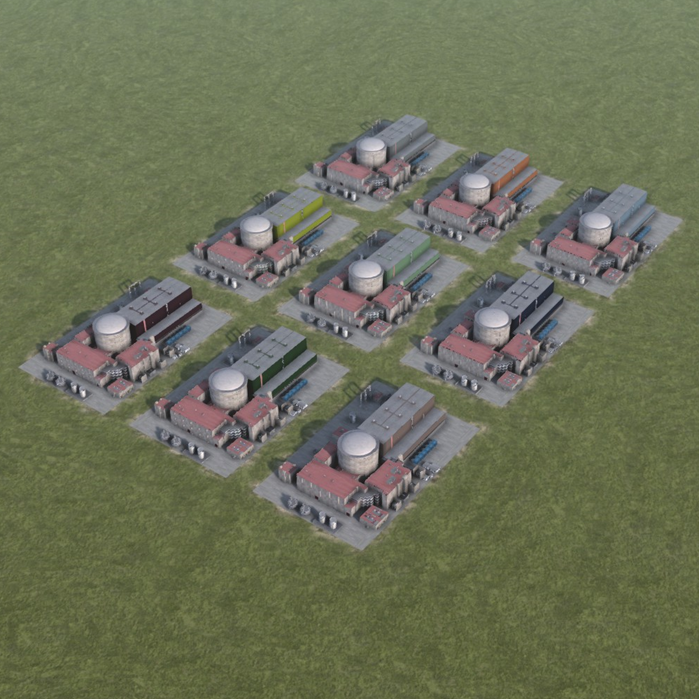 Ascò nuclear power plant skins