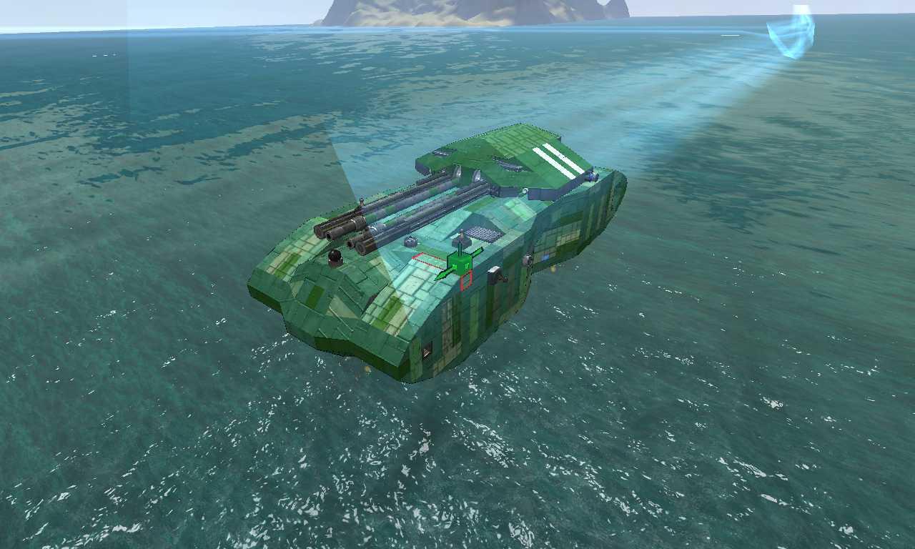 A cheap APS hovertank designed for maritime operations