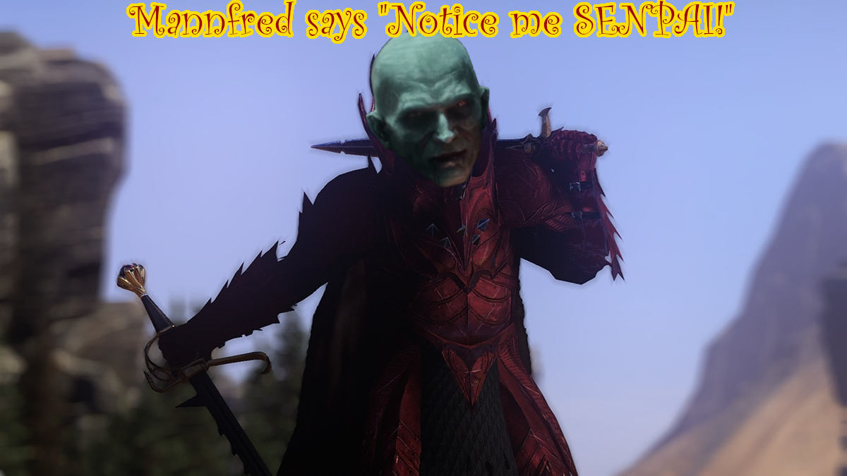 Mannfred Notice me Senpai! preview