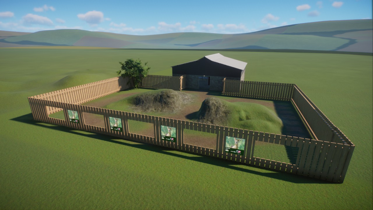 Simple Red Deer Enclosure