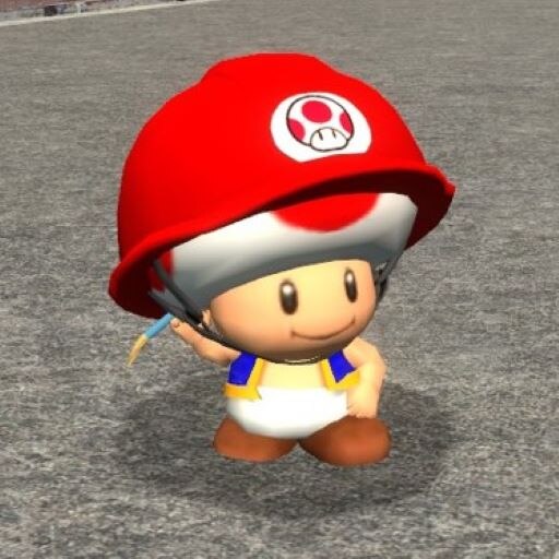 Toad Player Model (Super Mario Maker 2)