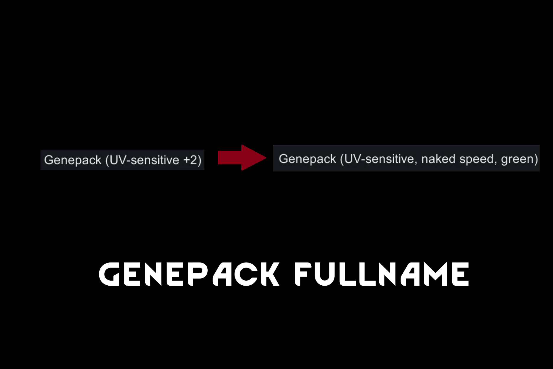 Genepack Fullname