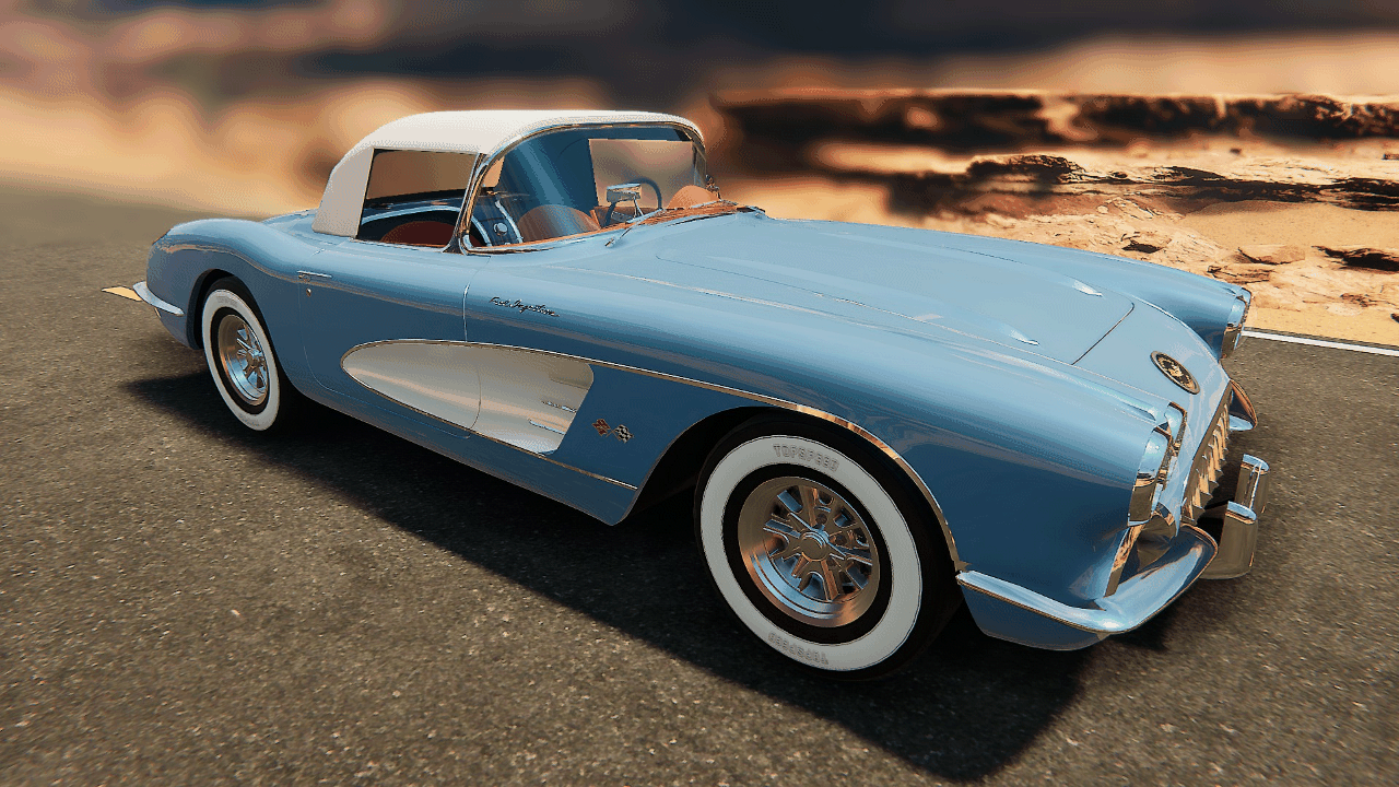 Half of body cove for 1960 Chevrolet Corvette C1 [Livery]