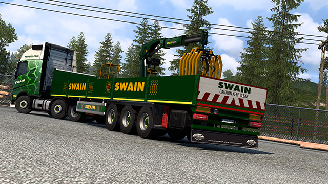 R Swain & Sons - Flat Trailer