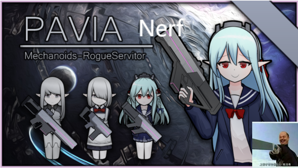 Nerf Pavia mod preview for RimWorld