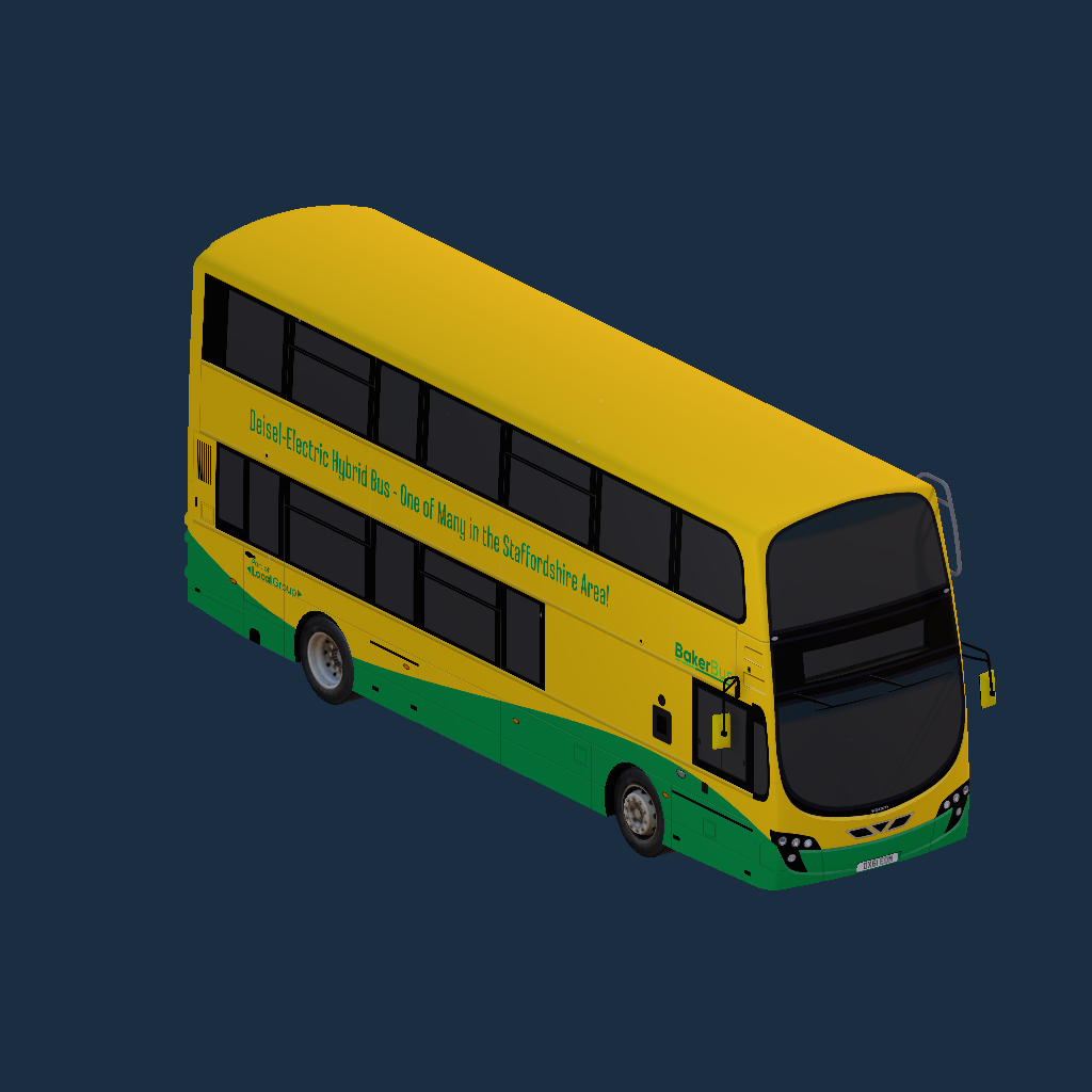 Baker Bus Creme Heritage B5LH Wright Gemini 2