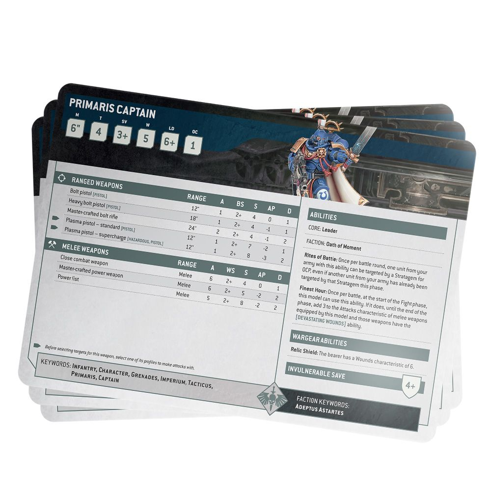 Warhammer 40K 10E datasheets and stratagems from game-datacards.eu