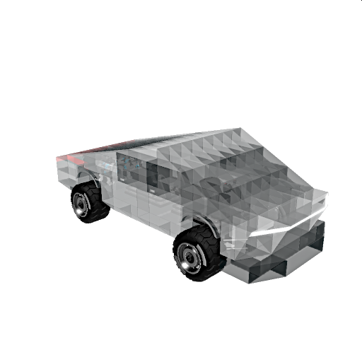 cyber truck.[ALL GLASS]