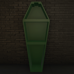 Green Coffin Shelf