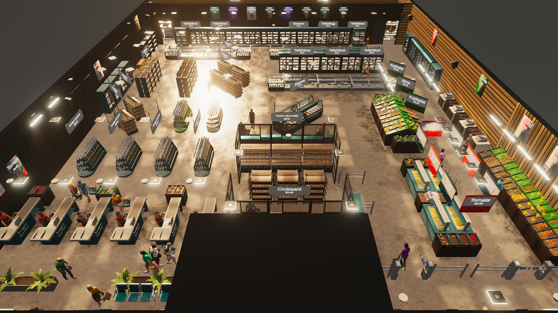 1000m² M1 Supermarkt 75 Lager 100 RB 100% Secure