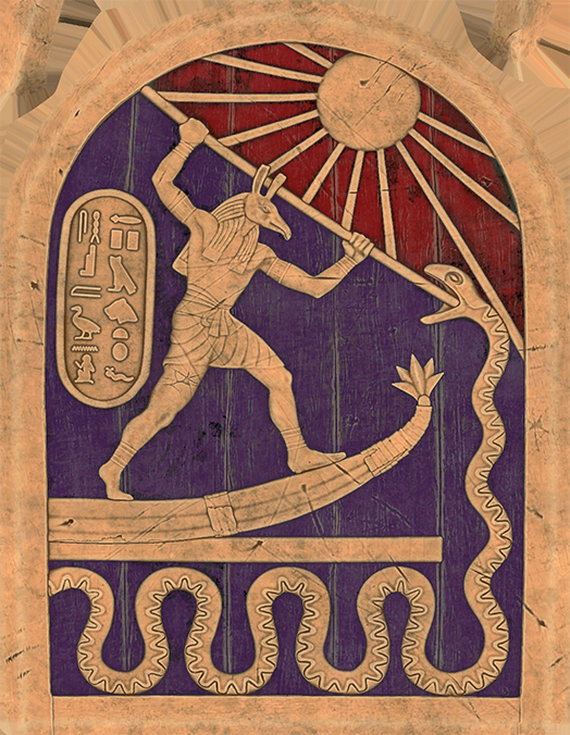 purple Seti shield of Set