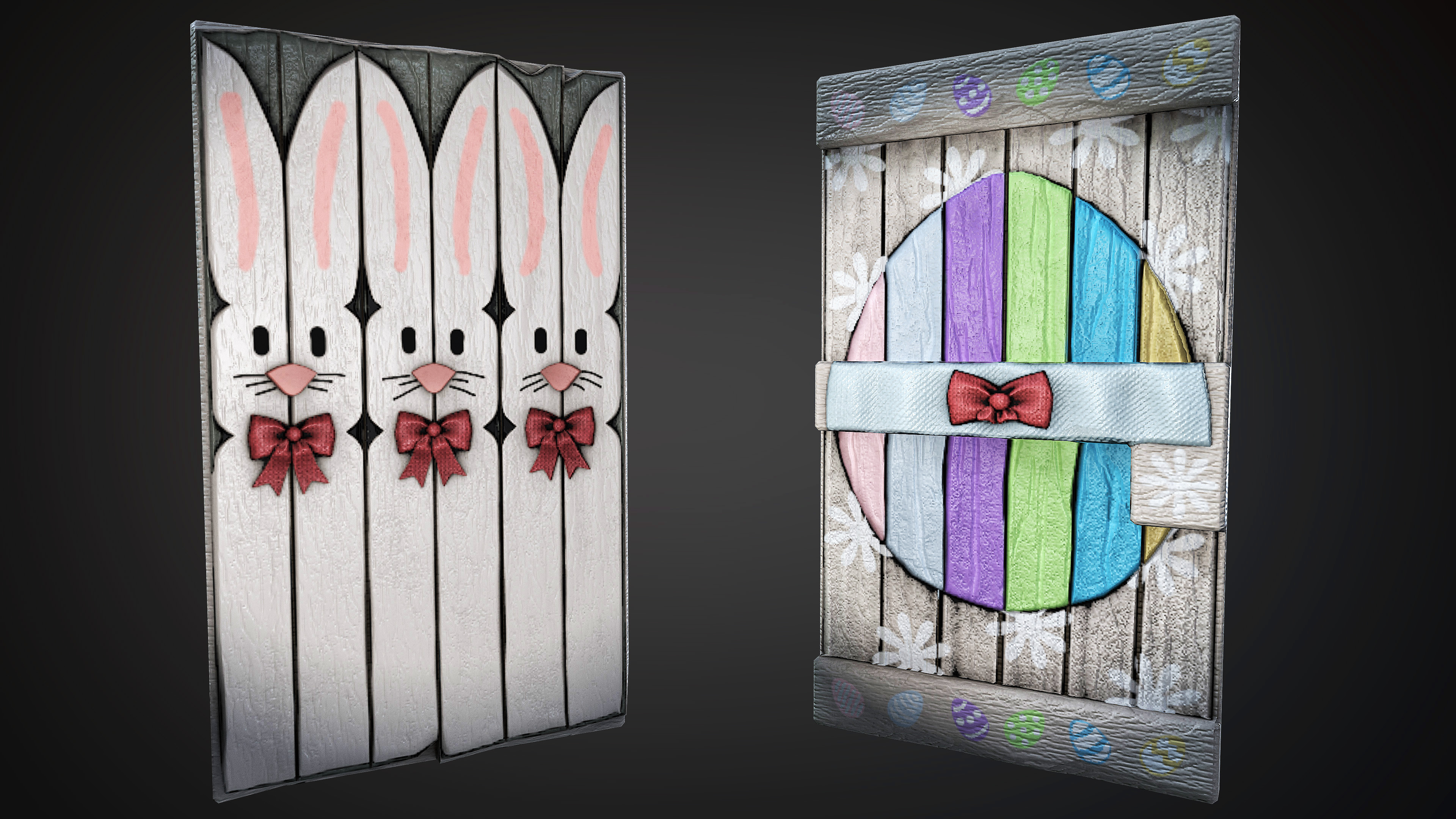 Easter Farm Door