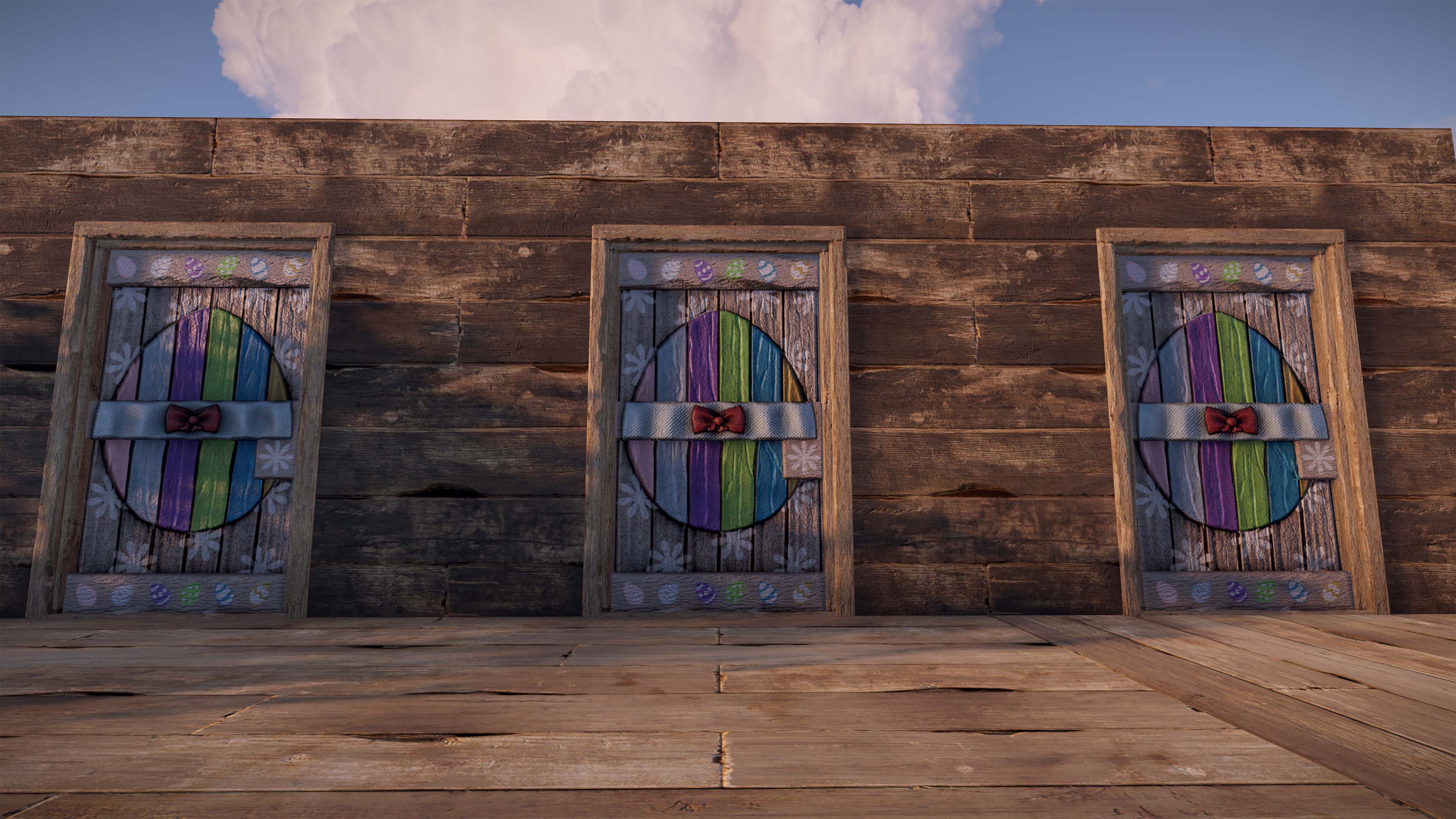 Easter Farm Door