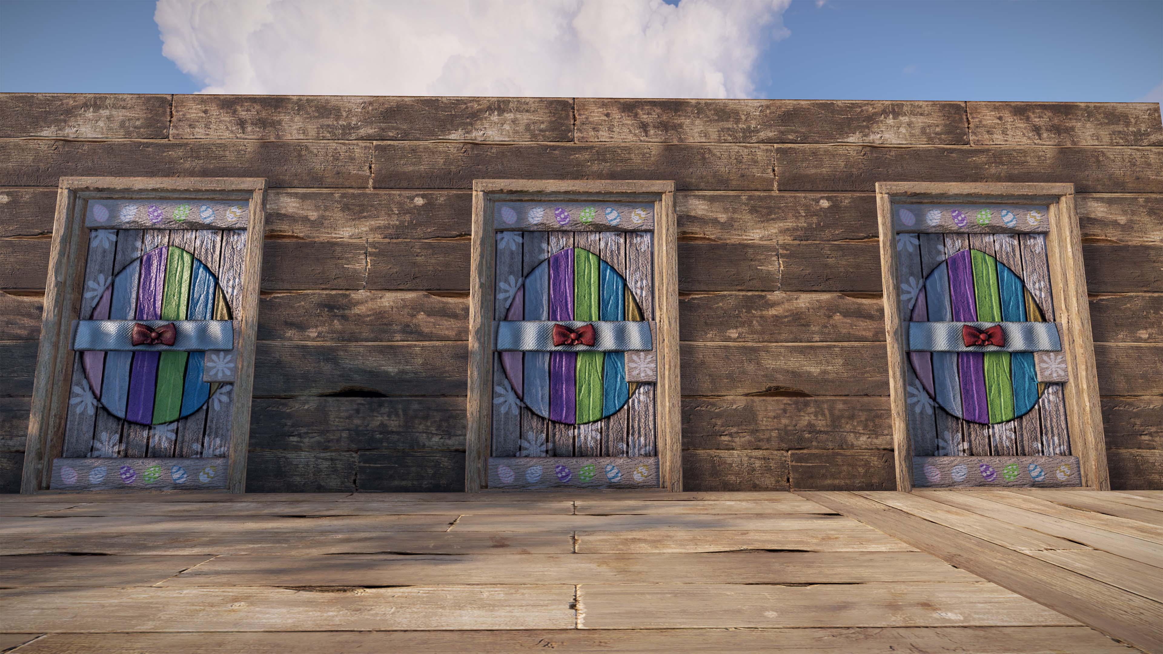 Easter Farm Door