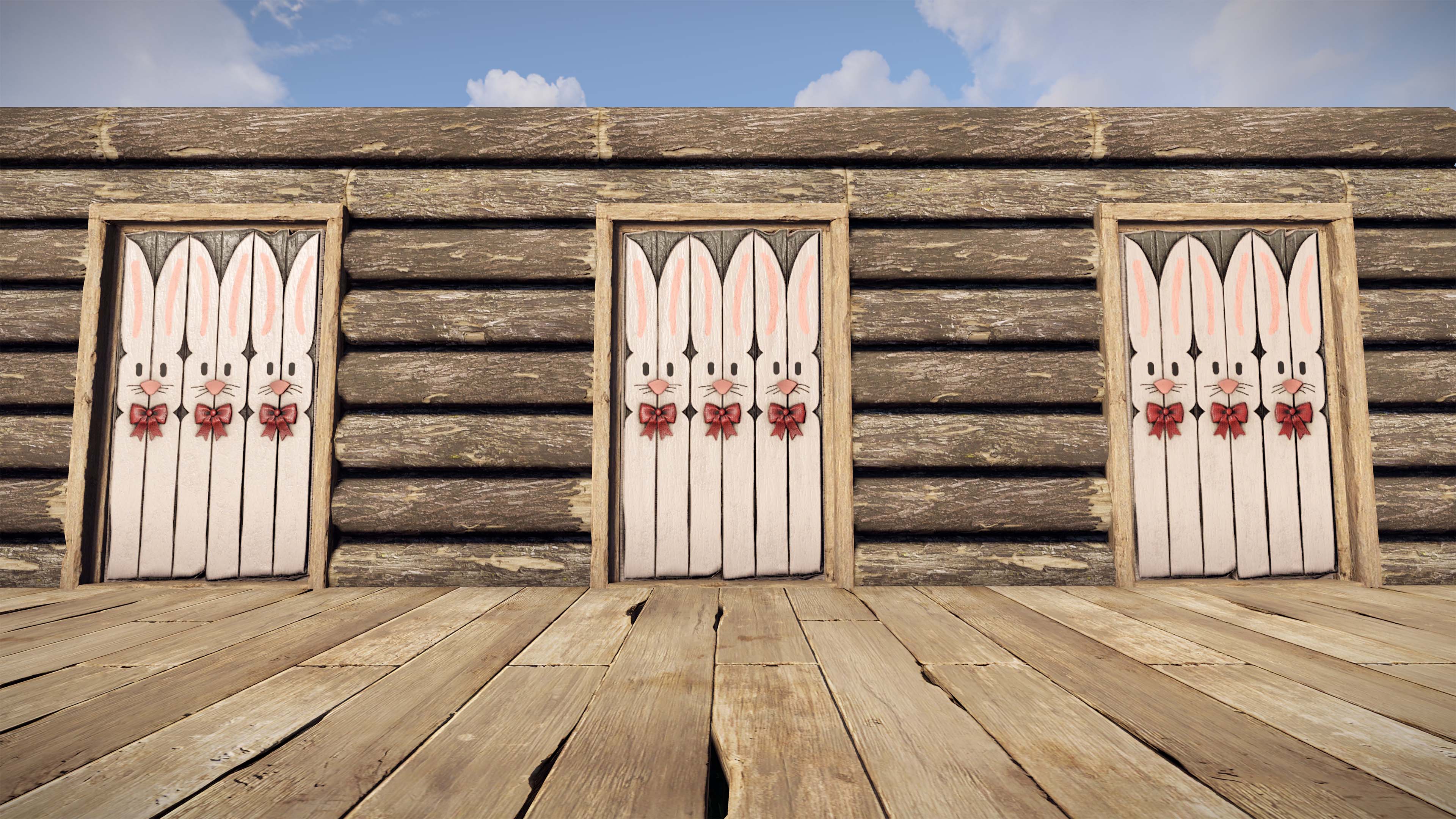 Easter Farm Door