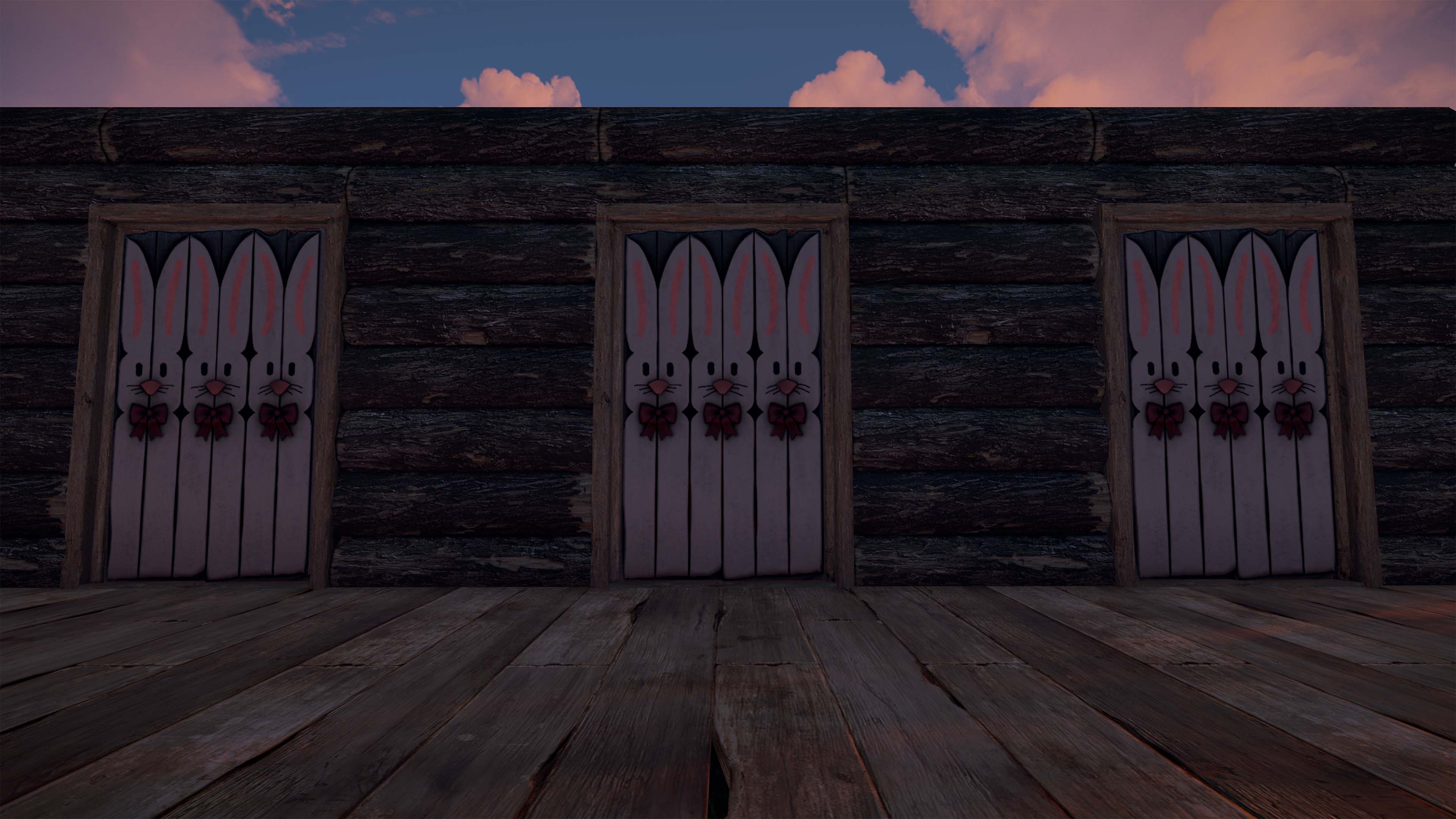 Easter Farm Door