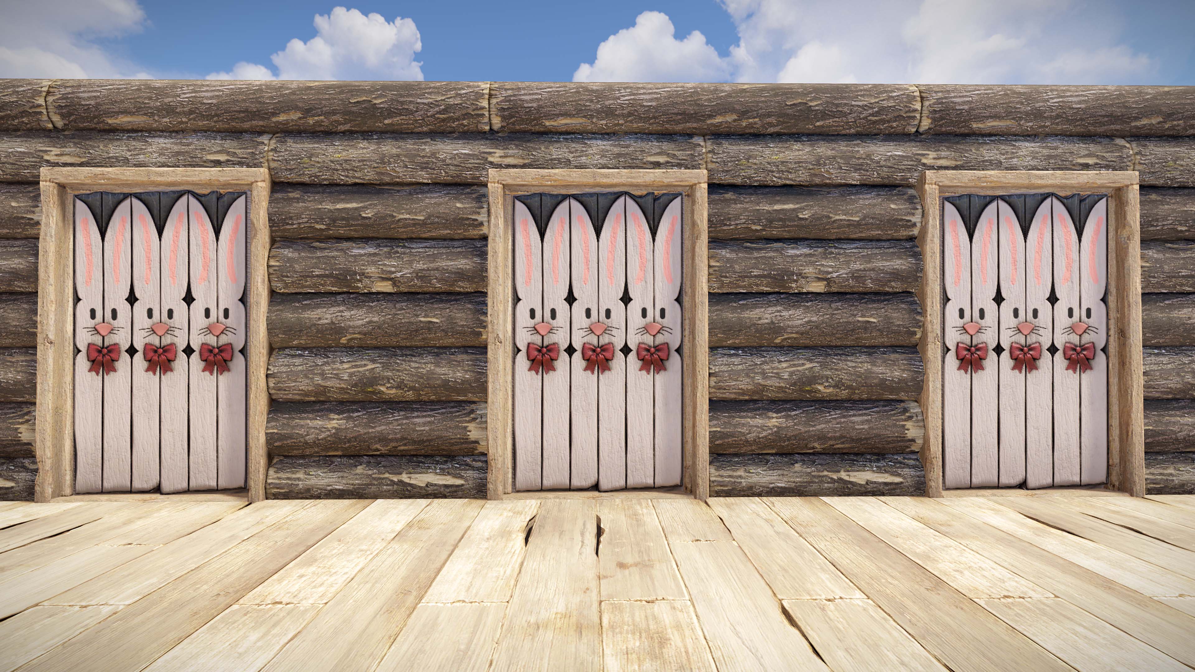 Easter Farm Door