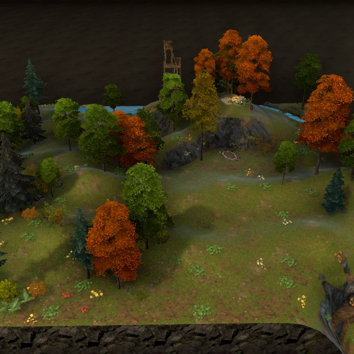 Forest shrine and lookout