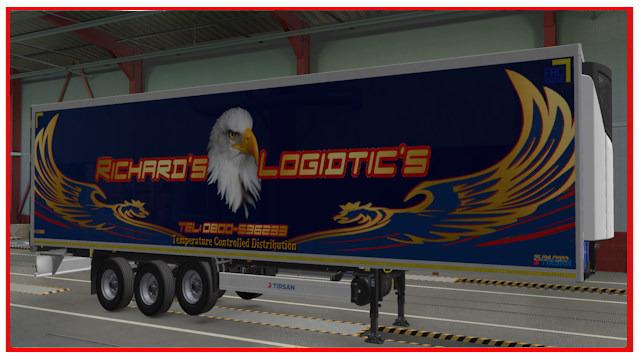 Richard's Logistic's Tirsan Reefer Trailers