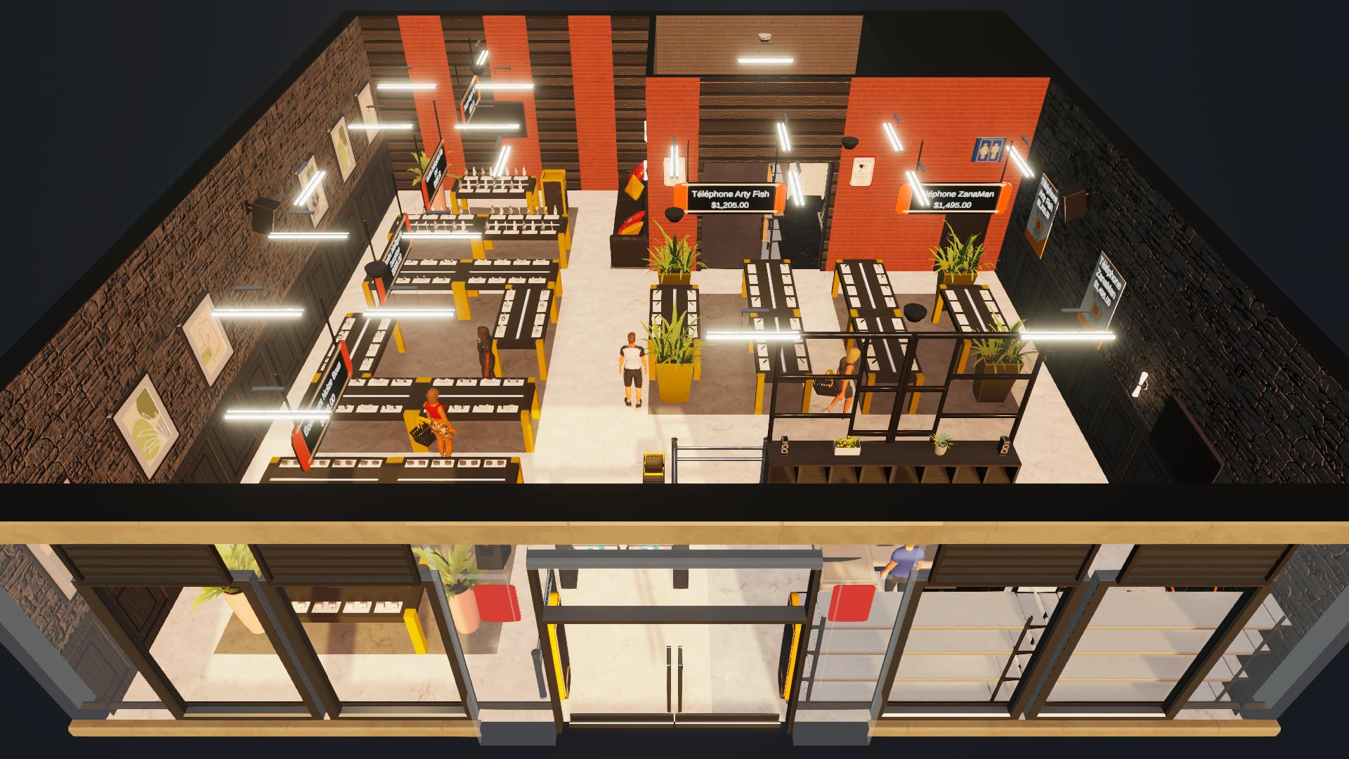 C1 electronic store, without soda, secu + ID 100%