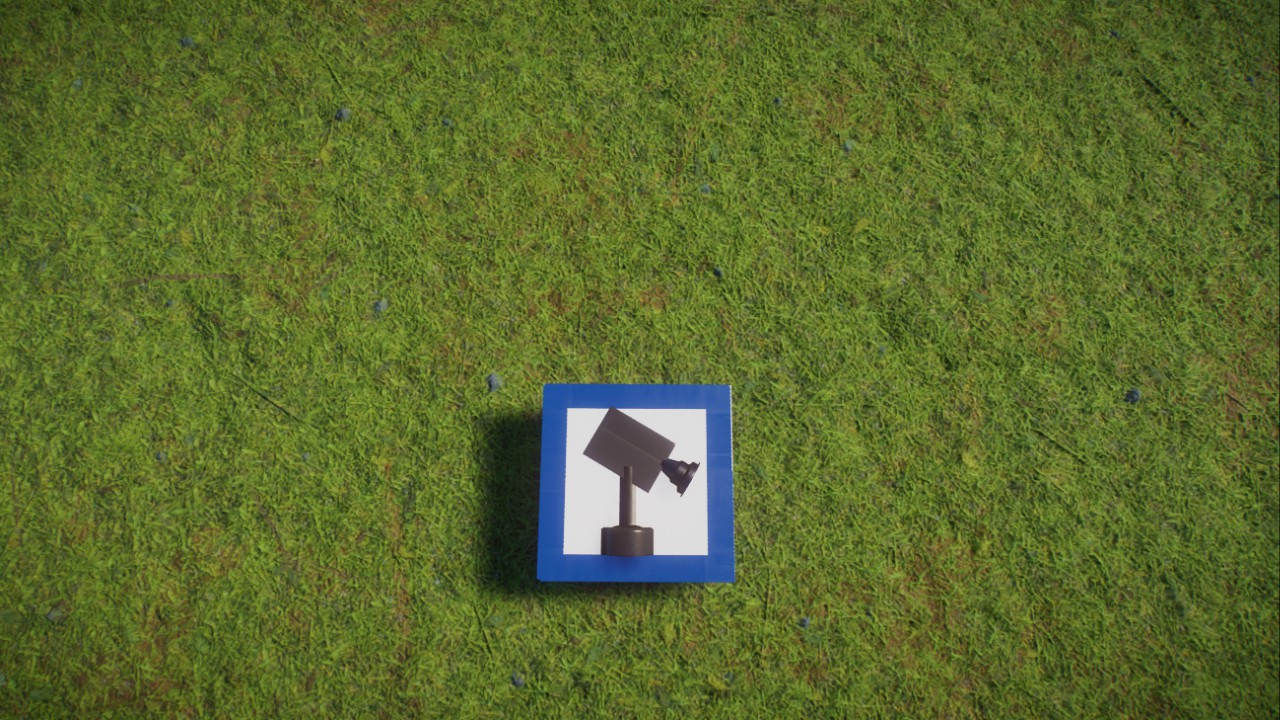 Surveillance sign preview