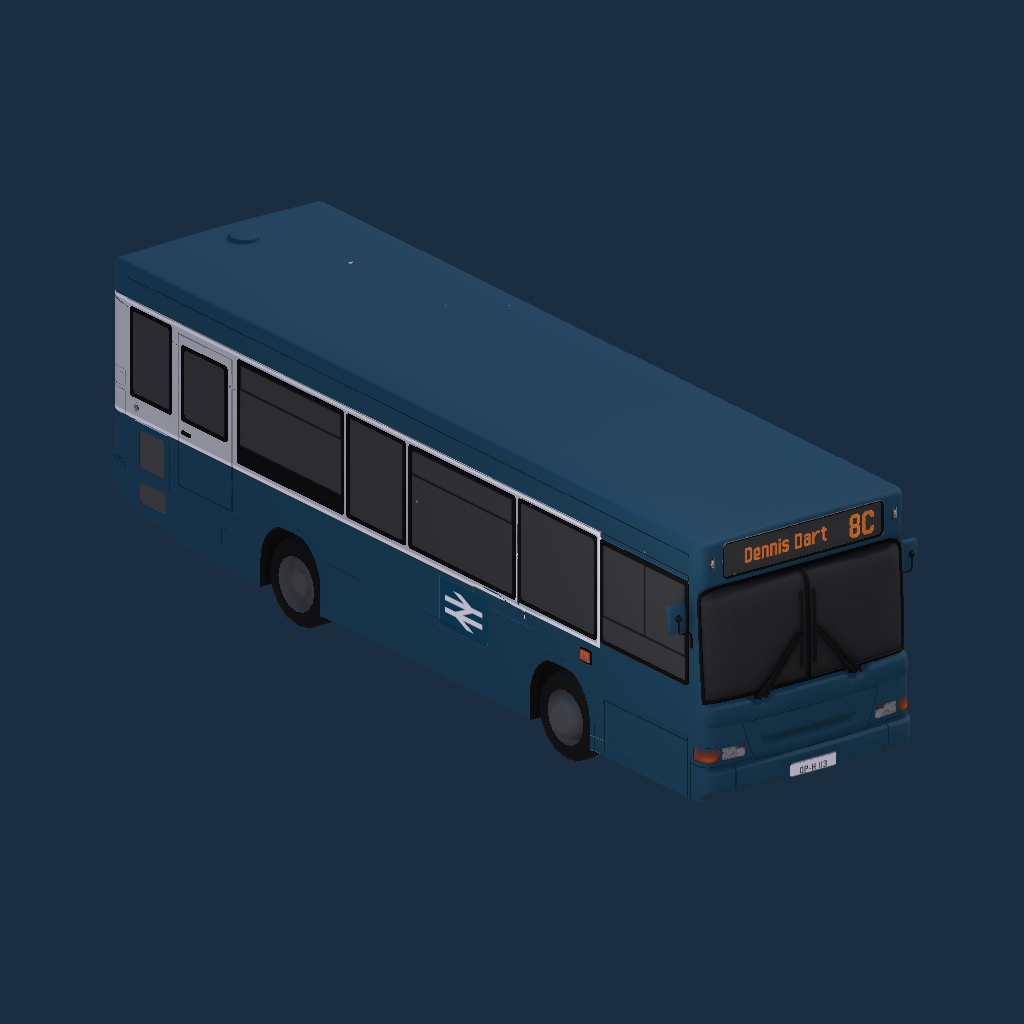 Dennis Dart MPD MPD 8.8m - BR Blue
