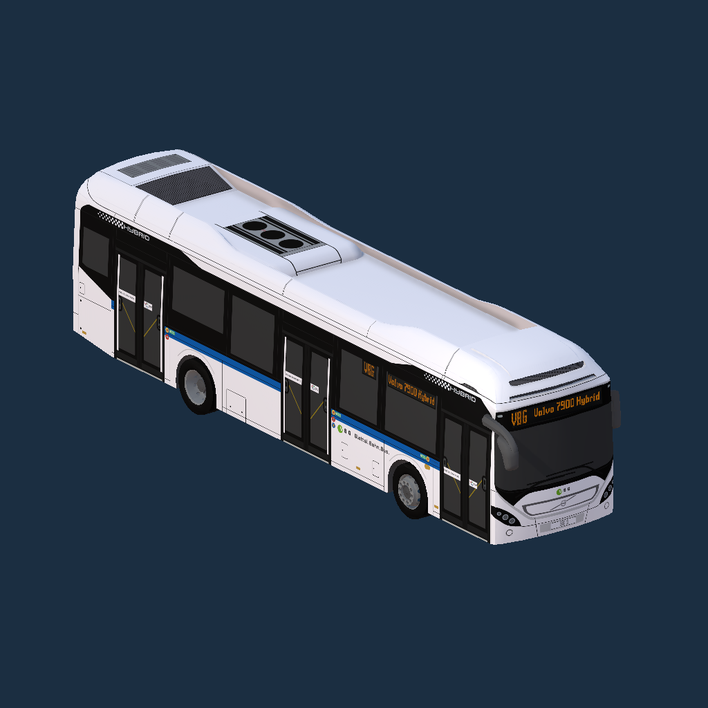 VBG - Verkehrsbetriebe Glattal - Volvo 7900 Hybrid (Altes Design)