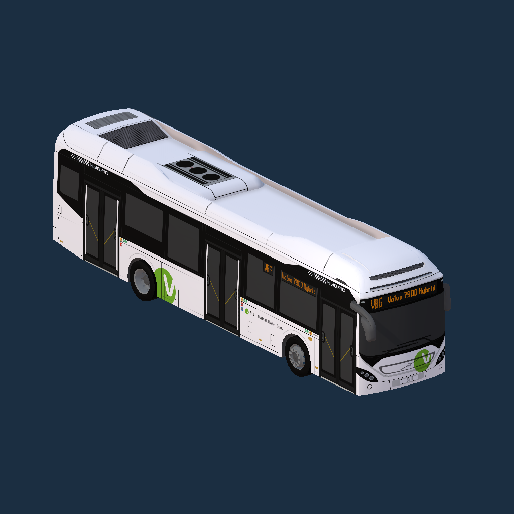 VBG - Verkehrsbetriebe Glattal - Volvo 7900 Hybrid (Neues Design)