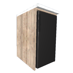 Bar Height Enclosed Mini Fridge