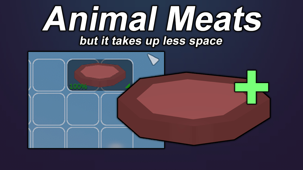 Animal Meats but it takes less space – Unturned Mod