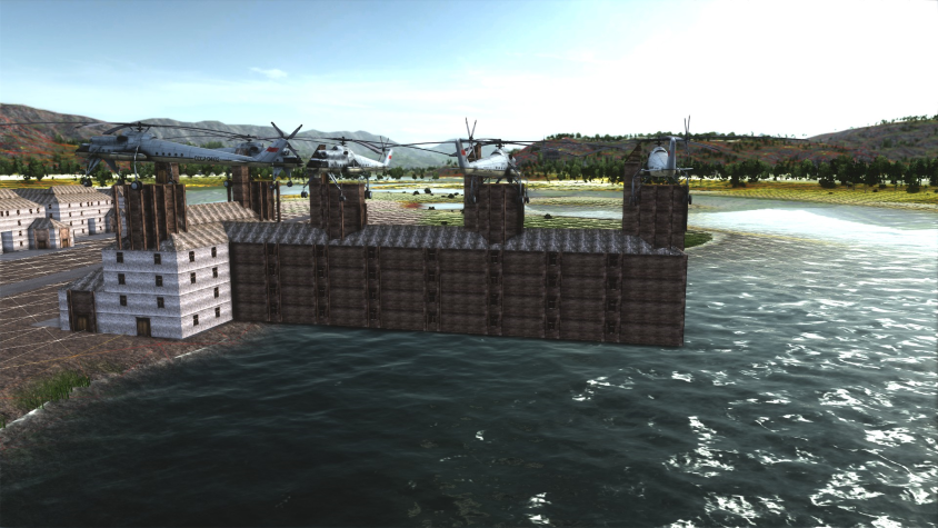 National Island Rail, Construction Distribute