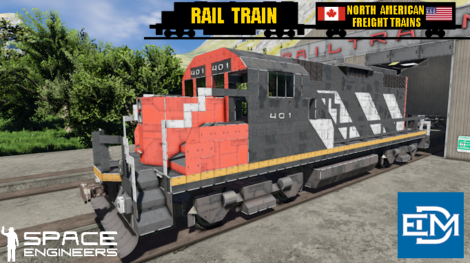 Rail Train CN EMD GP9RM