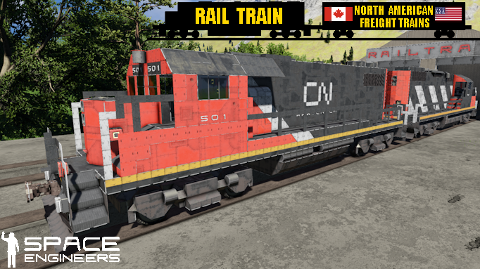 Rail Train CN GP38-2 + GP9