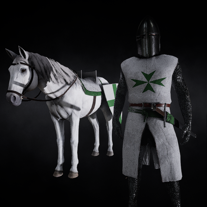 Knight of the Order of Saint Lazarus   -  (Heraldry on surcoat)