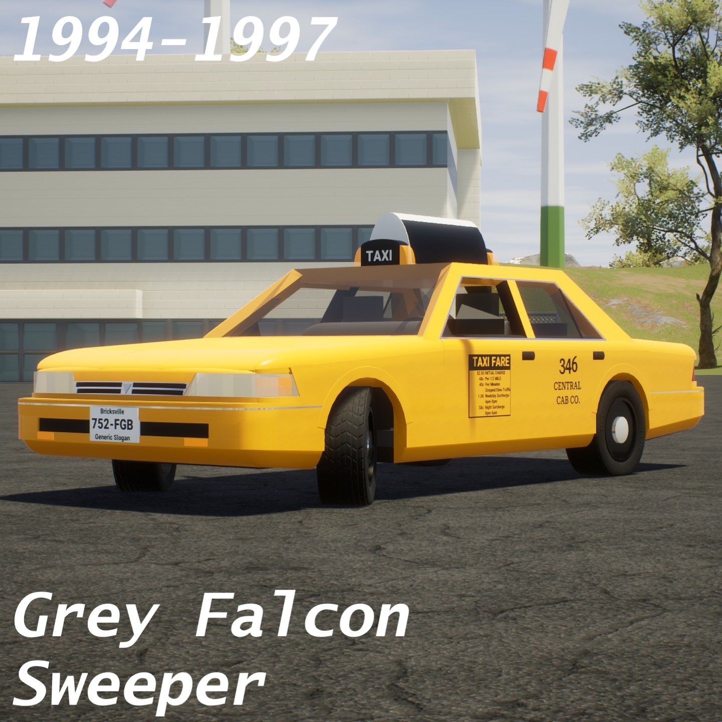 1994-1997 Grey Falcon Sweeper Taxi US Style