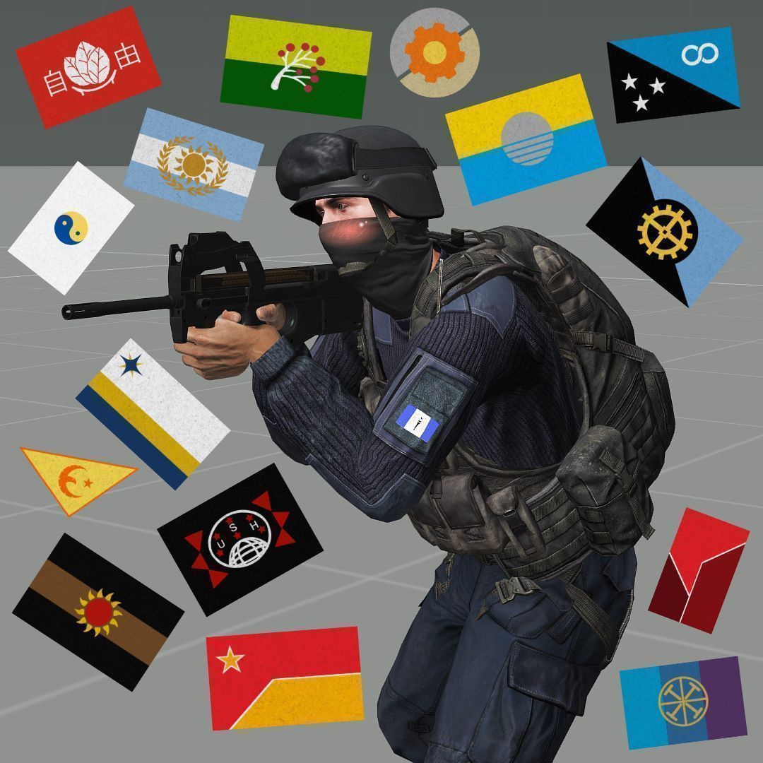 [SS13] Aurora Station Insignia Pack - Nations