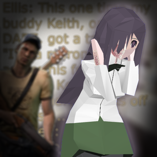 Low-Poly Hanako Ikezawa for Witch [Katawa Shoujo]
