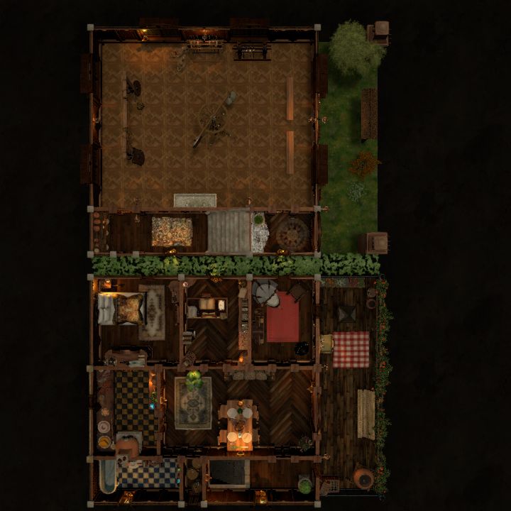 House with trainingsroom