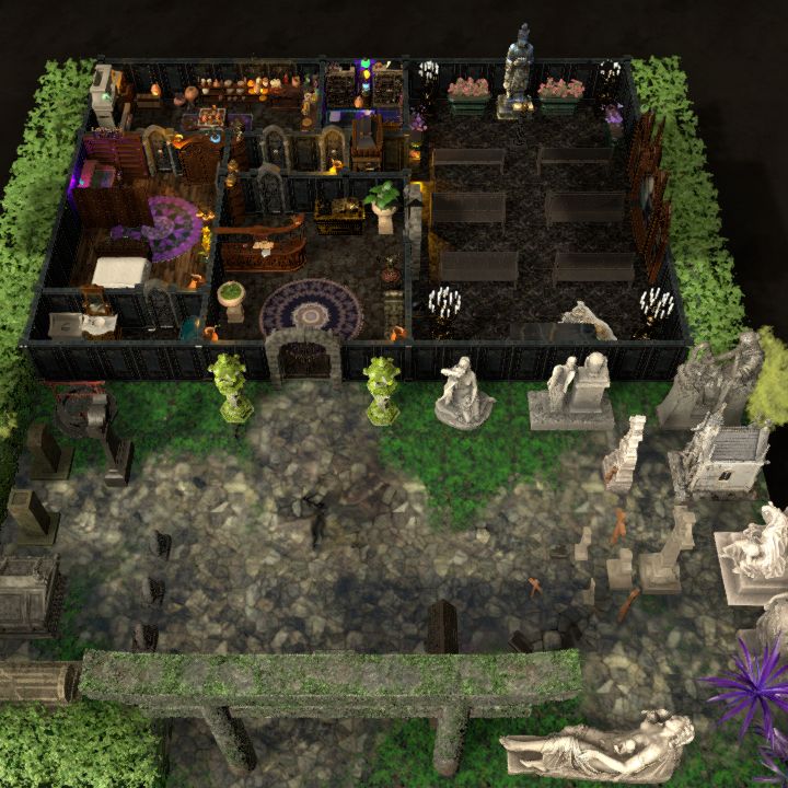 Small chapel with graveyard
