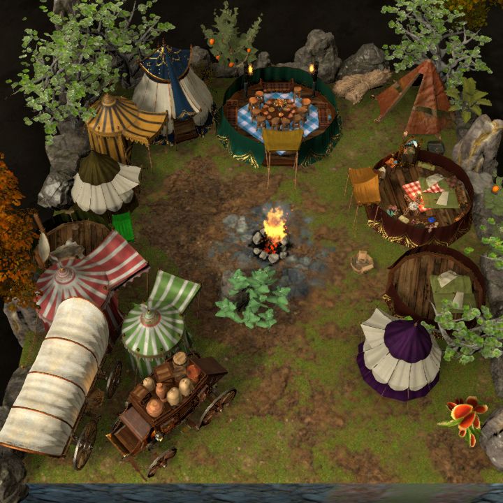 Campside for a circus