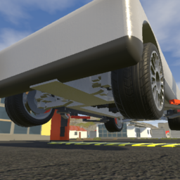 Car with suspension preview