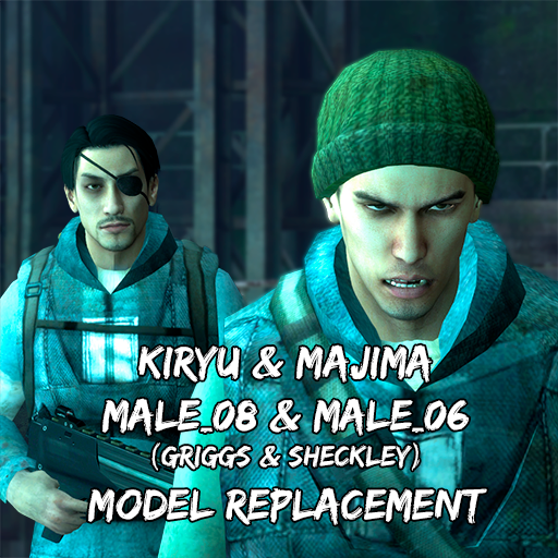 Kiryu & Majima (Male_08 & Male_06 Replacement)
