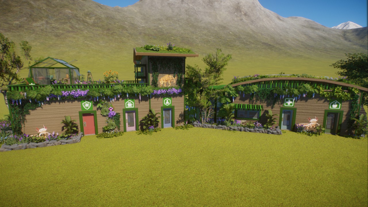 Conservation DLC staff building small and big