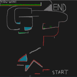 the coolest platformer level ever